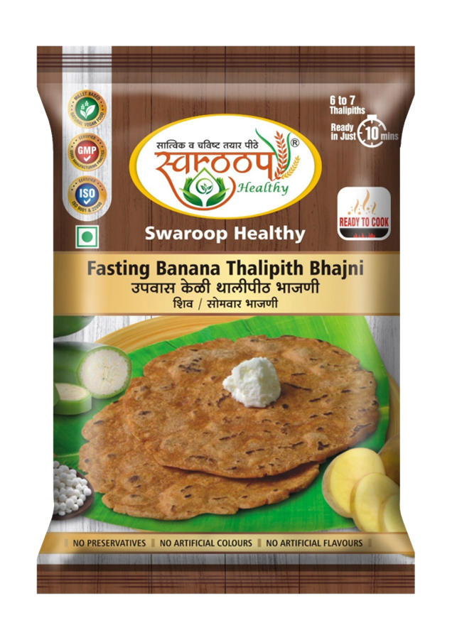 Fasting Banana Thalipith Bhajni